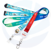 Logo de impressão personalizada Lanyard Sublimation Sublimation Polyester Neck Id Dubarards com logotipo Custom