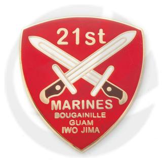 USMC 21º PIN do Regimento Marinho