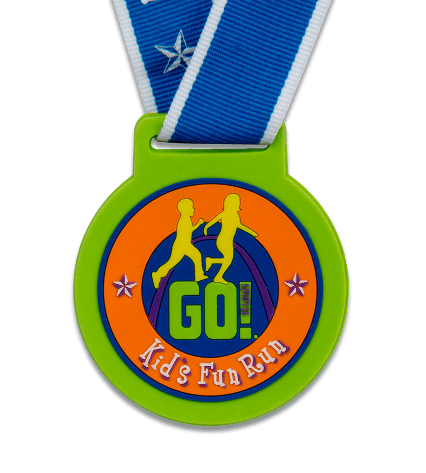 Crianças de silicone personalizadas Racting Race Medallion Vencedor personalizado Sport PVC Medal No MOQ