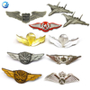 Pino de metal personalizado 3D Custom Pil Pilot Wings Pin emblema