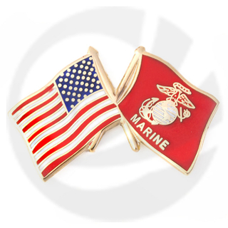 USA e USMC FLAG PIN