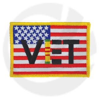 Patch veterano da bandeira dos EUA no Vietnã