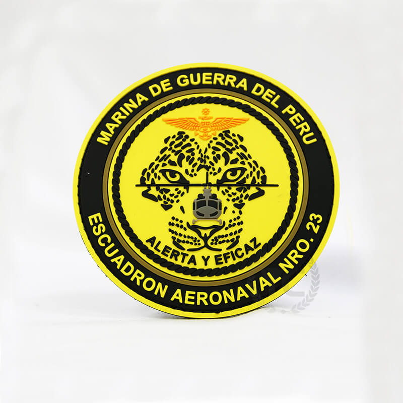 Patch de PVC personalizado da marinha do peru