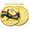 Futebol medalla medalha medalhas medalhas com languer de langue de fita medalhas de medalhas de futebol personalizadas medalhas de futebol personalizadas