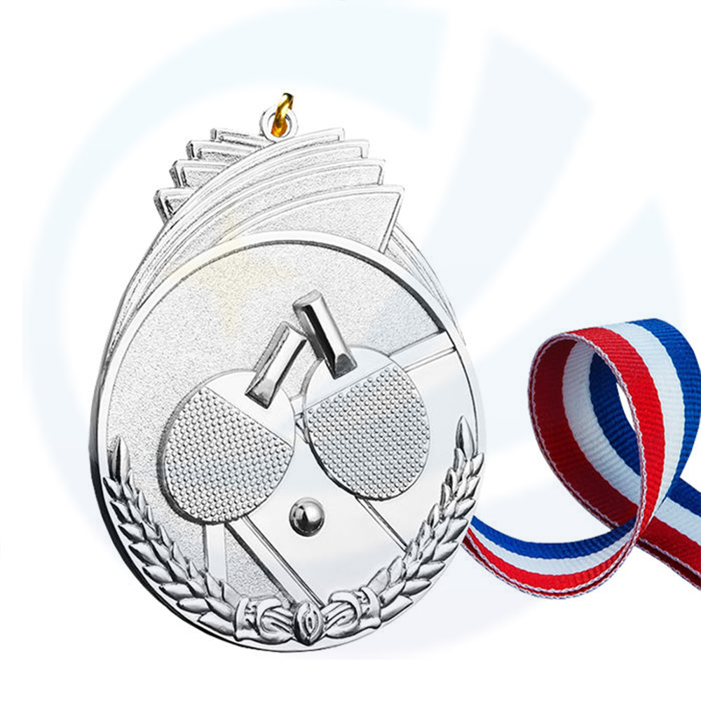 METAL FREE Custom Zinc Lomloy 3D Award Gold Sliver Copper Tennis Medals for Trophies Sport Race