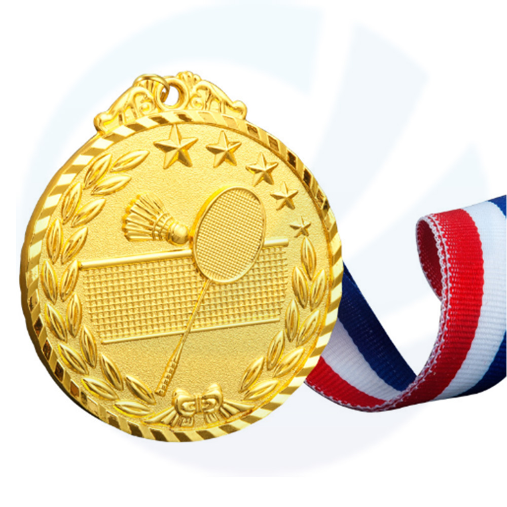 Maratona de vôlei de vôlei de alta qualidade Medalhas de metal personalizadas Medalha de premiação de esmalte esportivo de design 3D