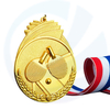 METAL FREE Custom Zinc Lomloy 3D Award Gold Sliver Copper Tennis Medals for Trophies Sport Race