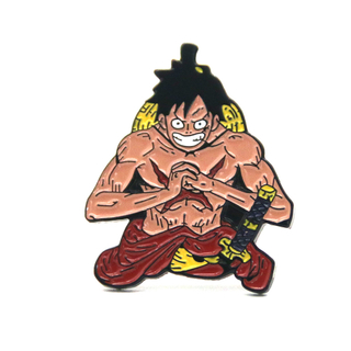 Personagem de desenho animado japonês Hot Sale One Piece Luffy Zoro Anime Pin Broche