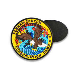 Patch de PVC personalizado com logotipo da US Eagle