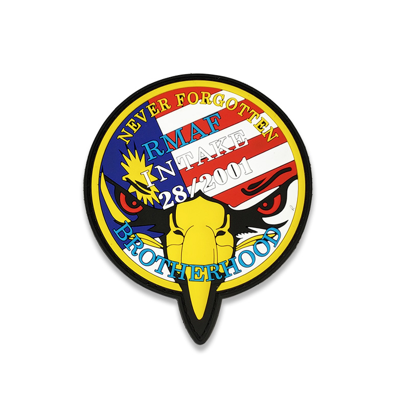 Personalizado rmaf unifrom distintivo decoração acessórios pvc patch