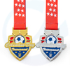 Factory fabrica metal 3D Soft esmalte medalhas esportivas personalizadas Medalha de prêmio de prata de prata de futebol de futebol de futebol