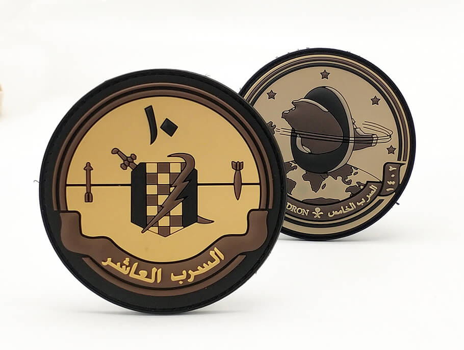 Factory Custom Kuwait Militar Uniform PVC Patches