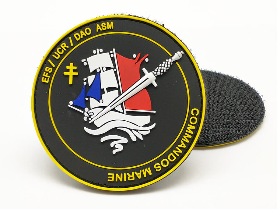 Emblemas de PVC uniformes militares
