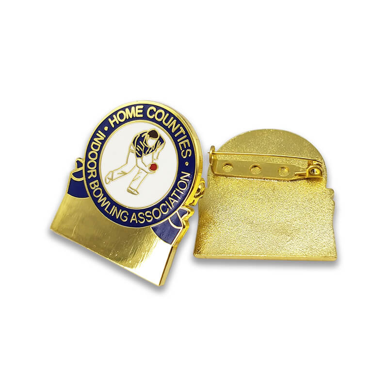 Pin de Honra de Honra de Metal de Metal de Ouro Custom Gold