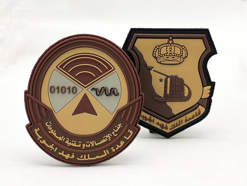 Factory Custom Kuwait Militar Uniform PVC Patches