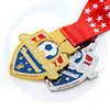 Maratona de vôlei de vôlei de alta qualidade Medalhas de metal personalizadas Medalha de premiação de esmalte esportivo de design 3D