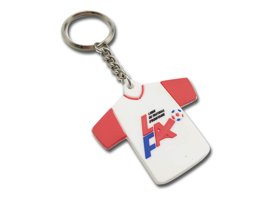 Moldagem por injeção por atacado Chave de chaves promocionais LOGO Custom PVC Brand Silicone Keyring Borracha Keychains mais baratos