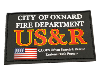 Patch uniforme do corpo de bombeiros dos EUA