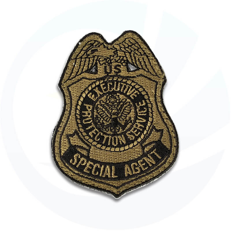 Patch de crachá bordado com uniforme da polícia dos EUA